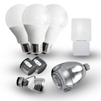 White sustainable light bulbs